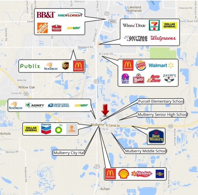 South Lakeland Development: 5th Street NE, Mulberry, FL 33860